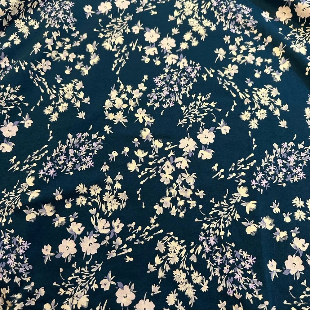 Pact Long Sleeve Dress in Green and White Floral - Picture 4 of 4